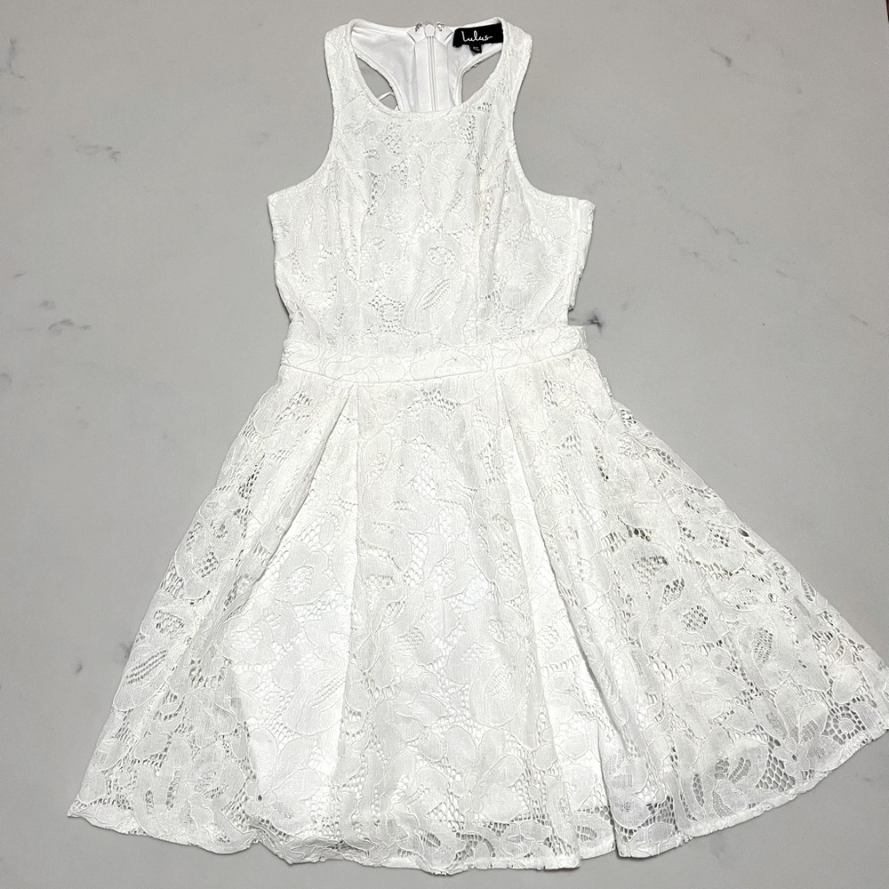 Lulus halter dress with cutouts